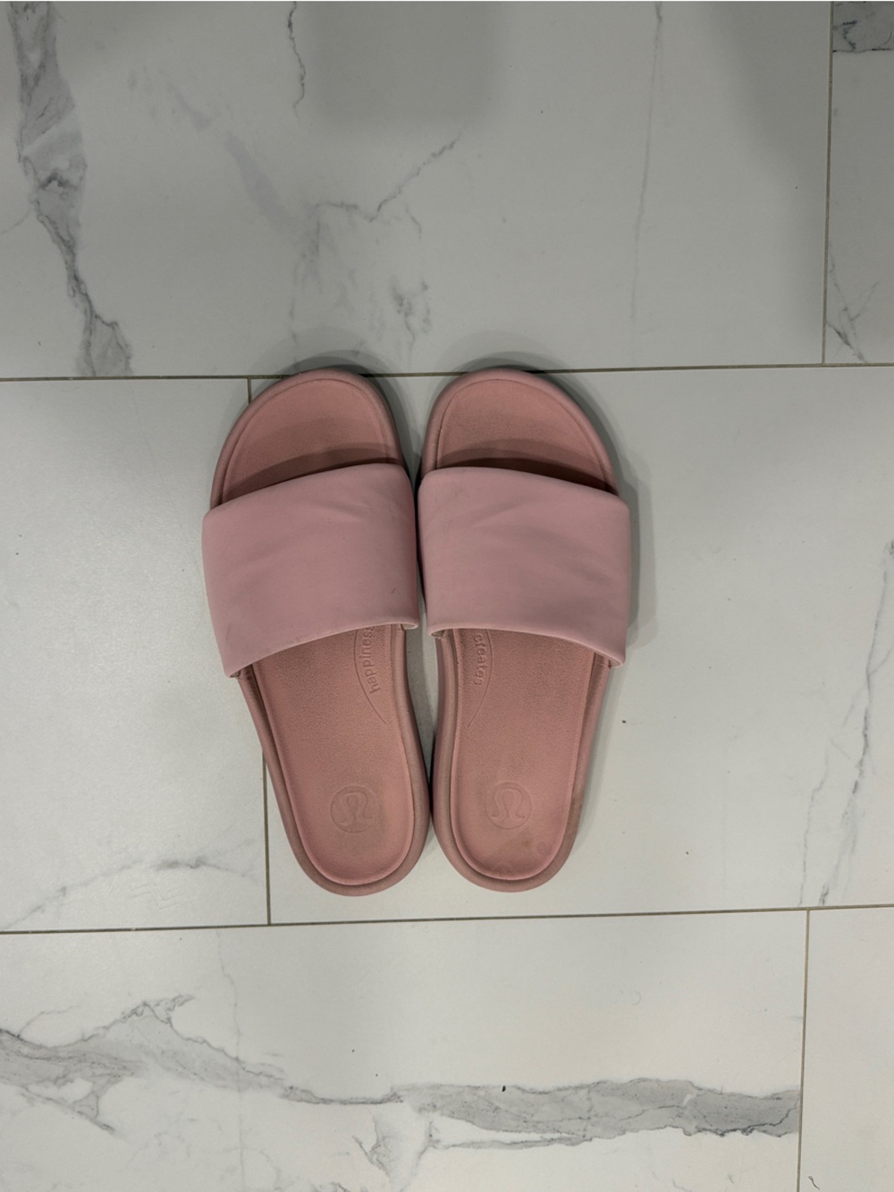 lululemon athletica Pink Slide Sandals